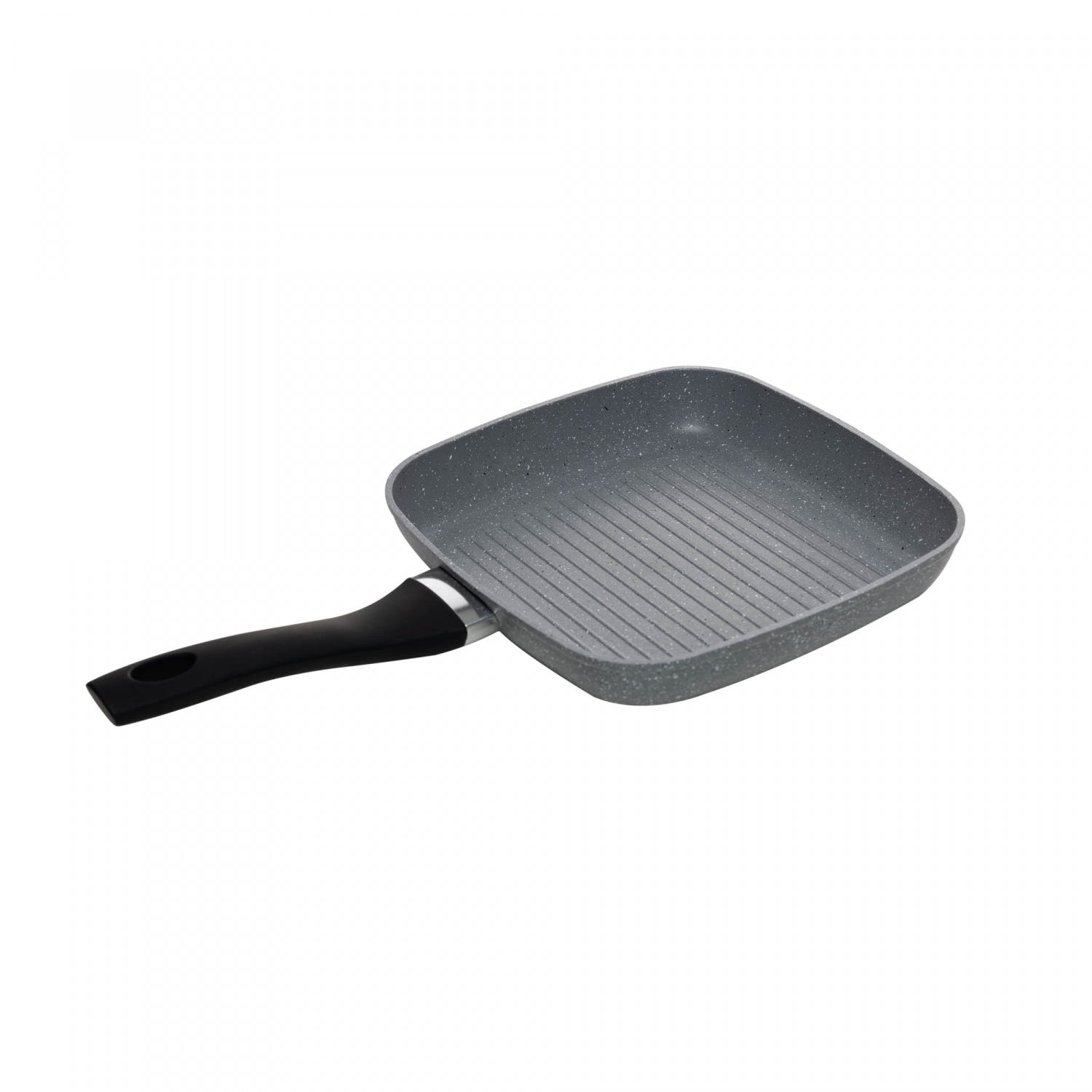 Bistequeira de Indução em Alumínio com Revestimento Antiaderente Granilite Cinza 24cm 20960 - Wolff