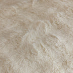 Edredom Lush King Efeito Pele de Coelho Off White Microfibra - Lyor