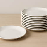 Conjunto 6 Pratos Rasos Brancos Cerâmica - 26cm